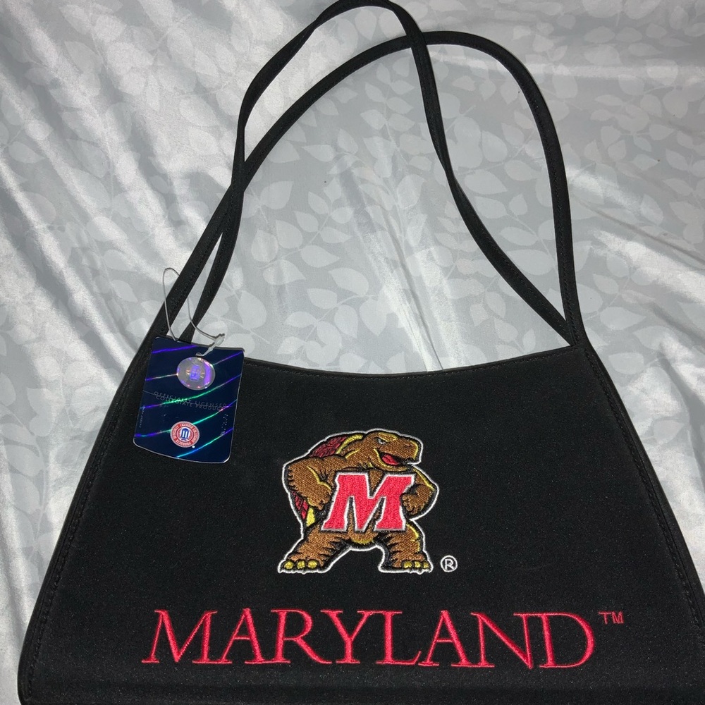 NWT Y2K Vintage SANDOL Maryland Terrapins Licensed Purse magnetic snap Closure